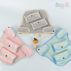 아기띠 침받이 에르고호환 누빔 힙시트 침패드 카시트 안전벨트 커버, 누빔아기띠침패드-그레이, 누빔아기띠침패드-그레이, 1개