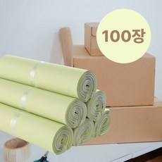 니토샵 파스텔 톤 택배 비닐 봉투, 1세트