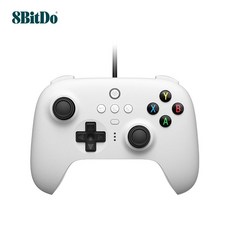8BitDo 2 무선 컨트롤러 블루투스 스위치컨트롤러 게이밍 2세대 게임패드 충전독, 1개, 흰색 사냥자리 유선 컨트롤러 Switch PC