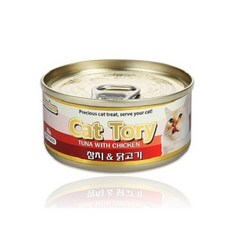 캣토리 고양이 캔, 참치 + 닭고기 혼합맛, 80g, 24개