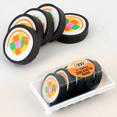 잘 지워지는 김밥 지우개 V2 / 음식모형 학용품, 2개, 단품