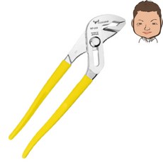 츠노다 255mm TTC 일제 워터펌프 플라이어 첼라 WP-250, 1개