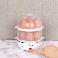 가정용 손쉬운 계란삶는기계 에그스티머 멀티 스티머 2단 찜기 선물용으로 추천, 1cm, 1개