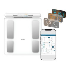 聲寶SAMPO 八點傳感智能體脂計BF-Z2401BL 51項數據/體重計/家用型體脂機/APP監測, 1個