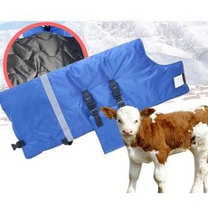 대형견 방수 방한복 송아지 패딩 조끼 두꺼운 겨울 보온 용품, 1