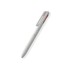 【YUBU】Pentel 飛龍 Calme 靜暮 3C 三色油性原子筆, 1個, グレイッシュホワイト軸,0.7mm