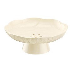 주방 카운터용 과일 그릇 다기능 스탠드 세련된 받침대 간식 디저트 빵 등을 담기에 좋은 장식용 그릇, 베이지, PP