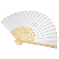 부채만들기 접이부채, 3개, 합죽선(무지)