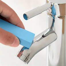 스틸울 철솜 녹지우개 유막제거제 수전 광택 물때 얼룩제거, 1개