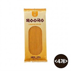 옥수수국수 100%옥수수가루 웰빙 저칼로리 건강간편요리, 4개, 400g