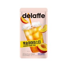 델라페 복숭아아이스티 파우치 230ml x 30개
