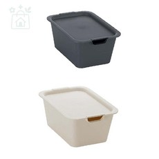 루다스 소품정리박스 수납 박스 다크 그레이, 다크그레이(소형)