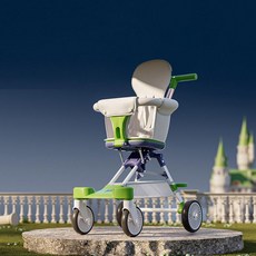 접이식 유모차 여행용 경량 휴대용 캐릭터 기내용, 1개, 버즈라이트 B