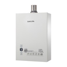 櫻花 SAKURA DH1633F 16L 四季溫智能恆溫熱水器 (天然氣適用), 1個, 天然氣