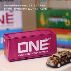 새로운 컨테이너 미니 철제 박스 소형 모델 수납 창의적인 데스크탑 장식 랙 다기능 금속, 01 11.5x5x5.4cm, 17 A5