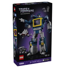 LEGO Icon 變形金剛 音波 10358, 混合顏色, 1個