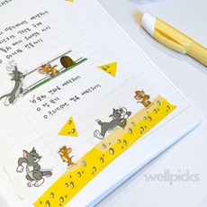 웰픽스 톰과제리 마스킹 테이프 30mm, 더블트러블
