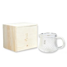 河野流 靜岡玻璃壺 420ml 木盒精裝版, 透明, 1個