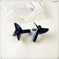 RC보트 프로펠러 패들 블레이드형 브러시리스 2mm 2개 세트 물놀이 추진력 속도감 DIY 키덜트 취미 장난감, 1개