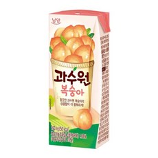 과수원 복숭아, 190ml, 24개