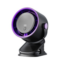 클립이 있는 3-in-1 순환 팬 다기능 클립 4 속도 조절 가능한 미니 테이블 충전식 공기, Grey