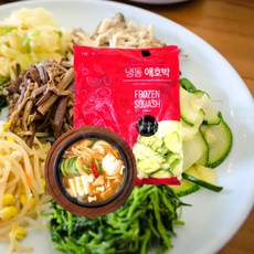 애호박 반달 슬라이스 6mm 1kg 냉동