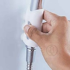 라세노 흡착 샤워기 거치대 무타공샤워기거치대, 개, 화이트