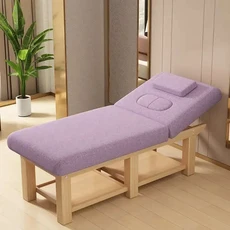 간단한 나무 살롱 페디큐어 마르퀴즈 뷰티 침대 전문 전기 접이식 침대 클리닉 레티노 피에게보레 화장품, 04 190x80cm-6