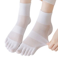 리브앤다 여성용 발가락양말 발가락편한 땀흡수 메쉬 양말 5켤레 세트