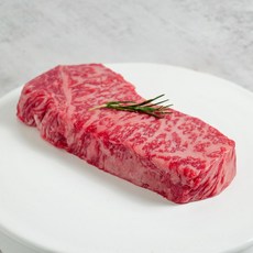 우마왕 한우 채끝 스테이크용 1++ 소고기 구이용, 300g, 1개
