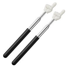 모바스 손가락 지시봉 2개 세트, 1세트, 블랙