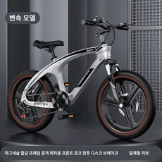 2025년형 초경량 마그네슘 합금 영구 어린이 자전거 10~15세 6~12세 초등학생 자전거, 1개, 130cm, 티타늄 실버B 변속 일체형 바퀴