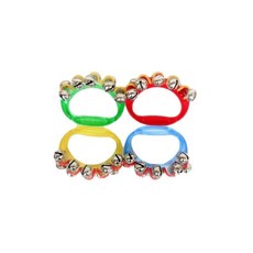 음악교육! 링벨 4색 세트 파랑 적녹황 방울벨 징글벨 핸드벨 악기 Xmas 크리스마스 연주회 발표회 재롱잔치 음악 음악 교실 연주 어린이 어린이 놀이, 1개
