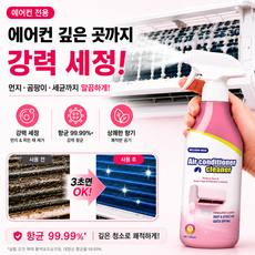 에어컨 세정제 500ml + 셀프 클리닝 키트 증정 거품형 탈취 클리너, 500g, 1개