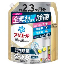 超濃縮去味洗衣精補充包 Jumbo款, 1個, 1720g