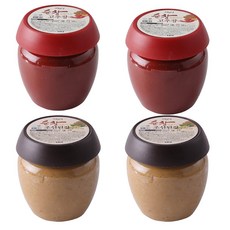 강병원 세교정 순창 상황버섯 고추장 조선된장 4통/6통 세트 HACCP인증 된장 순창된장 순창고추장, 고추장500g 2통+조선된장500g 2통, 500g, 4개