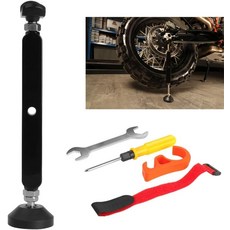 Takelablaze 오토바이 휠 리프트 스탠드 오토바이 후면 및 앞바퀴 스탠드 리프트 트레일 스탠드 휴대용 오토바이 리프트 스탠드 잭 체인 청소 유지 보수 스탠드, Takelablaze 오토바이 휠 리프트 스탠드 오토바