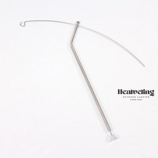 힐블링 IGT 테이블 아치형 랜턴걸이 조명 거치대 스탠드, 1개, 실버