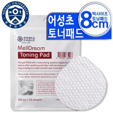 멜드림 연세순삭 어성초 편백시카 토닝패드 30매 120ml, 1개, 30매입