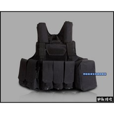 野戰搖滾-生存遊戲 美軍 CIRAS MAR 戰術背心 特警背心防彈背心抗彈背心, 黑色, 1個