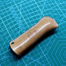 손으로 꿰맨 식물성 무두질 소가죽 접이식 공구 커버 칼집 (오피넬 NO.5 용), 05=NO.6, 05 NO.10, 1개