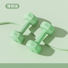 啞鈴 多彩包膠 居家塑身, 1個, 活力綠,1kg-單個