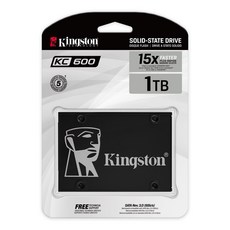Kingston KC600 1TB 固態硬碟 15x FASTER