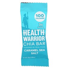Health Warrior 치아 바 카라멜 씨 솔트, 25g, 1개