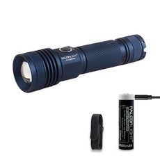 팔콘라이트 FL-LZ01PRO USB C 직접충전 고출력 LED손전등 후레쉬, 스틸블루 세트(배터리포함), 1개