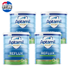 호주 압타밀 골드 역류방지 신생아 분유 0-12개월 Aptamil Gold Infant Formula Regurgitation or Mild Reflux, 900g, 4개