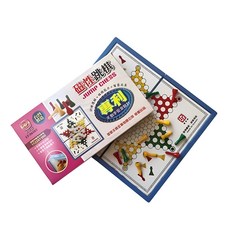 雷鳥牌 跳棋 磁性跳棋 可折疊棋盤, 1個