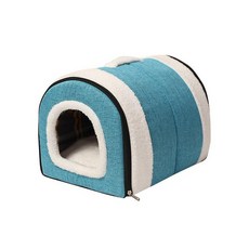 캠핑 실외 강아지 캠펫 대형견 텐트 방한 반려동물 캣하우스, m45 x 32 x 35cm, 1개, 블루