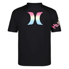 Hurley 남아용 UPF 50+ 래쉬가드 블랙. L 162231