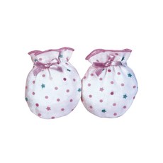 Vivibaby【台灣現貨 2色 MIT】 星空精梳棉超柔紗布手套 嬰兒手套 保暖防護 手套 BABY衣服 寶寶 嬰幼